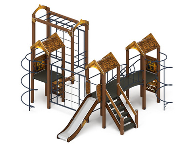 Детская игровая площадка Эко-город приключений-3