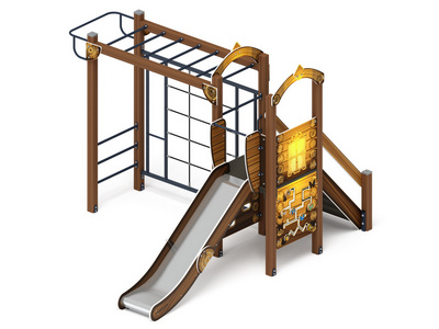 Детская игровая площадка Уютный эко-дворик-8