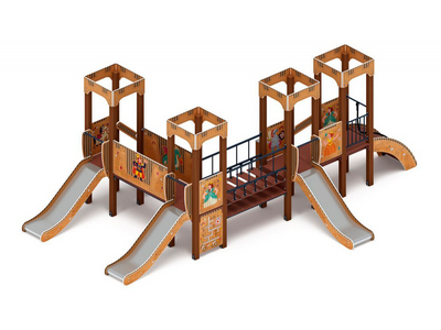 Детская игровая площадка Картонная фантазия-4