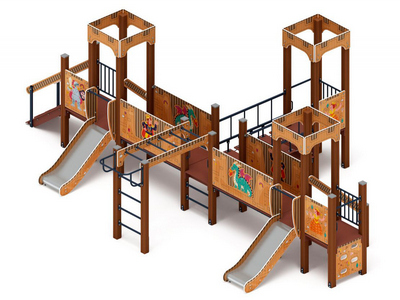 Детская игровая площадка Картонная фантазия-5