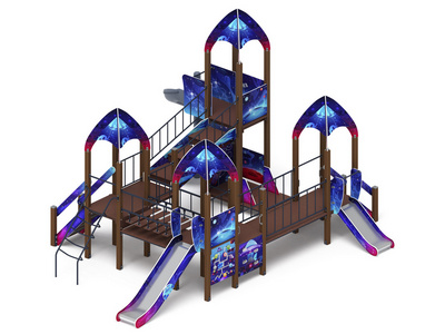 Детская игровая площадка Покорение галактики-1