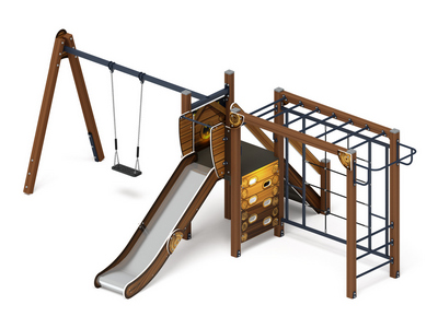 Детская игровая площадка Уютный эко-дворик-2