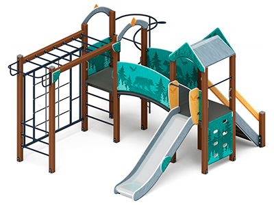 Детская игровая площадка Сибирская сказка-1