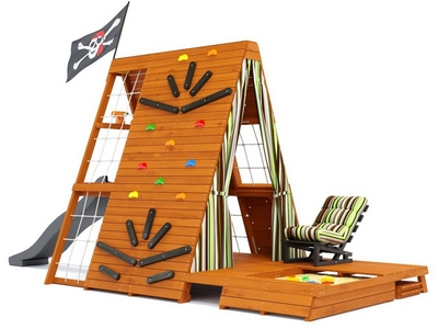 Детская игровая площадка Штабик 4 с креслом