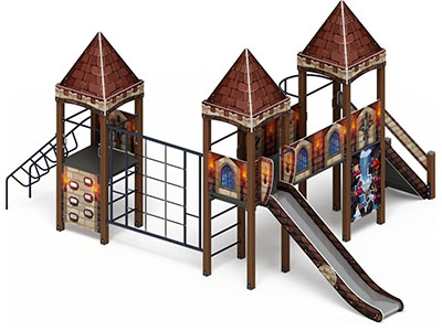 Детская игровая площадка Рыцари круглого стола-6