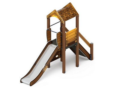 Детская игровая площадка Уютный эко-дворик-4