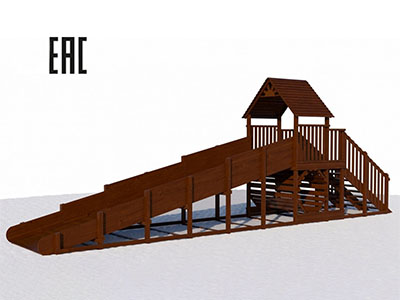 Зимняя горка Осло