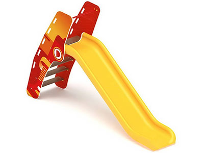 Горка пластиковая Поехали! (жёлтая) h=1200