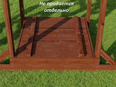 Крышка на песочницу Флорида съемная (из двух частей)