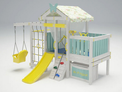 Детский игровой комплекс Весёлый уголок 6