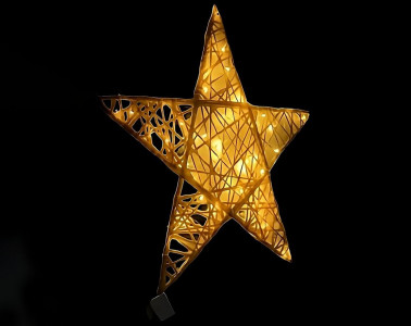 Фигура Светящаяся звезда плоская из поликомпозита двухсторонняя