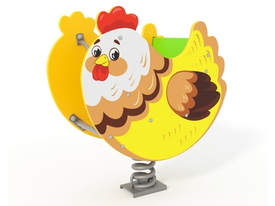 Качалка на пружине Золотистая курочка