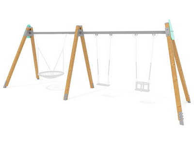 Качели тройные Триумф 3 (без подвесов)