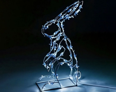 Световая фигура «Зайчик сказочный малый» уличная