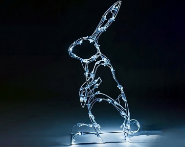 Световая фигура «Зайчик сказочный» уличная