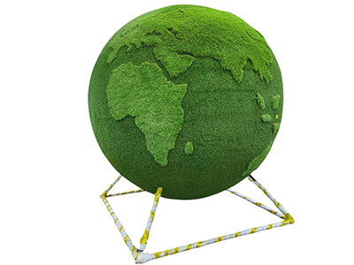 Топиари земной шар,d=220см - газон Eco+Premium