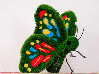 Топиари бабочка Тара, модель 1 - газон Eco+Deluxe