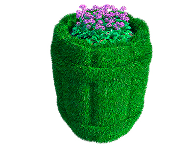 Топиари Бочка, h=60см - газон Eco