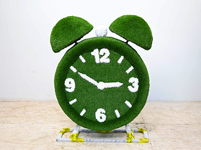 Топиари будильник - газон Eco