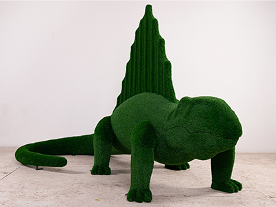 Топиари динозавр Диметродон - газон Есо