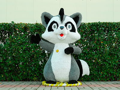 Топиари енот Ролс - газон Eco