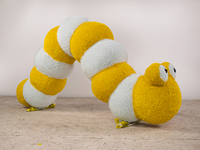 Топиари гусеница, h=100 см - газон Eco