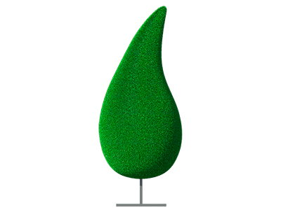 Топиари капля, d=55 см - газон Есо