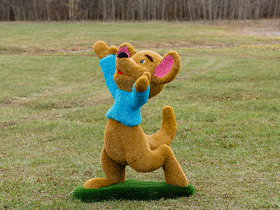 Топиари кенгуренок Крошка Лу - газон Eco + Deluxe