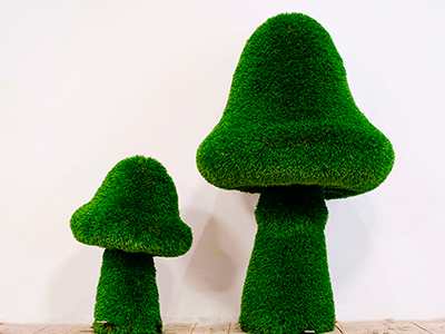 Топиари композиция грибы Сказочные (2шт) - газон Deluxe