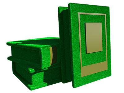 Топиари композиция Книги- газон Eco