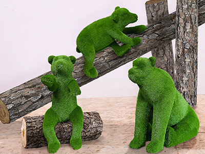 Топиари композиция Мишки на дереве, 3 шт - газон Eco