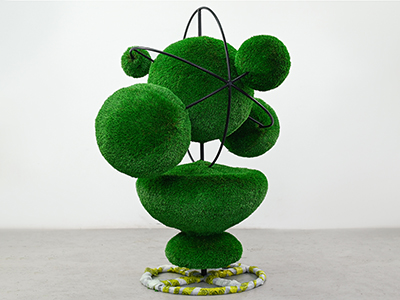 Топиари Композиция шары на вазоне - газон Premium