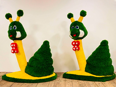 Топиари композиция улитки Рая - газон Eco