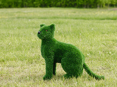 Топиари кошка Клара - газон Eco