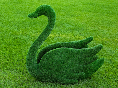 Топиари лебедь Грация - газон Eco