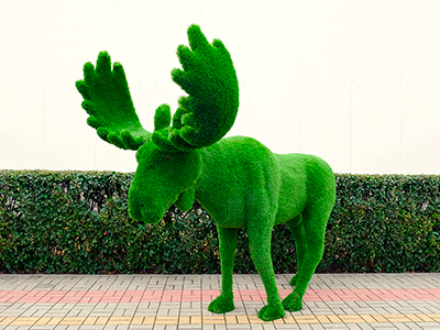 Топиари лось Герон - газон Deluxe Simple