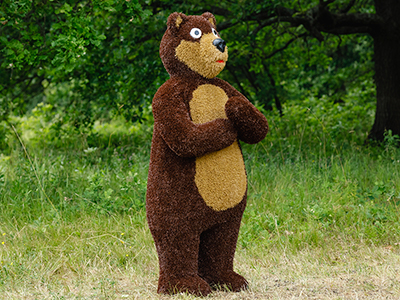 Топиари медведь Финик - газон Eco