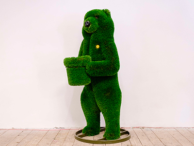 Топиари Медведь с кашпо, h=177 см - газон Deluxe