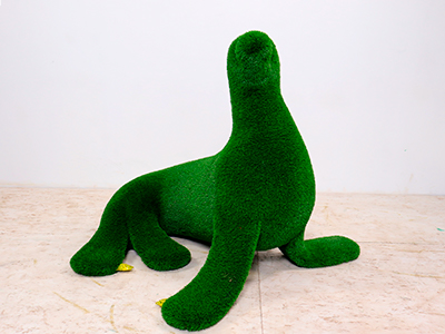 Топиари морской Лев, h=120 см, модель 2 - газон Eco