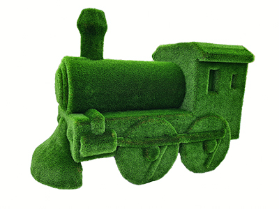 Топиари Паровозик - газон Deluxe