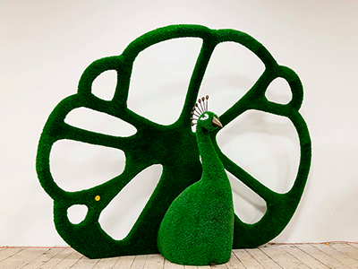 Топиари павлин Королевский - газон Eco