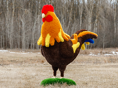 Топиари Петух - газон Eco+Deluxe