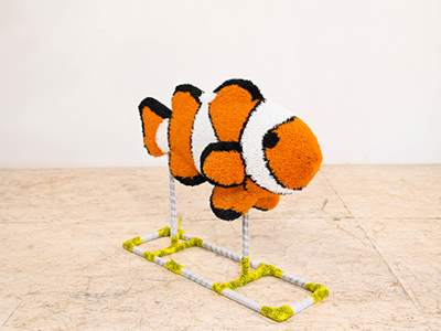 Топиари рыба полосатая - газон Есо