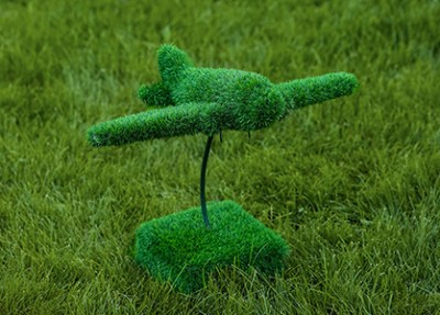 Топиари Самолет - газон Eco