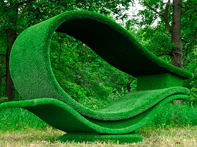 Топиари шезлонг Комфорт - газон Deluxe