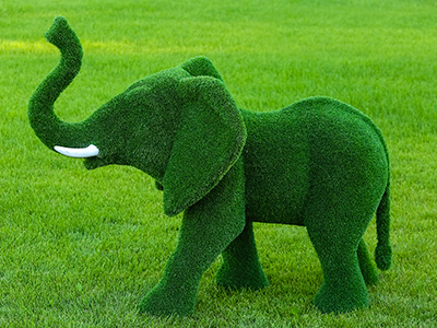 Топиари слон Африканский - газон Eco