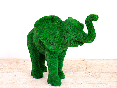 Топиари слон Смилли - газон Eco