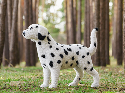 Топиари собака Далматинец - газон Eco