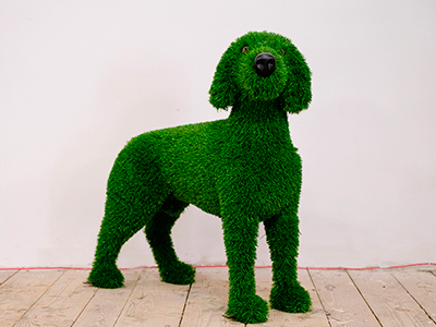 Топиари собака Грек - газон Eco