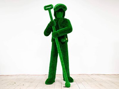 Топиари сталевар Саныч - газон Deluxe